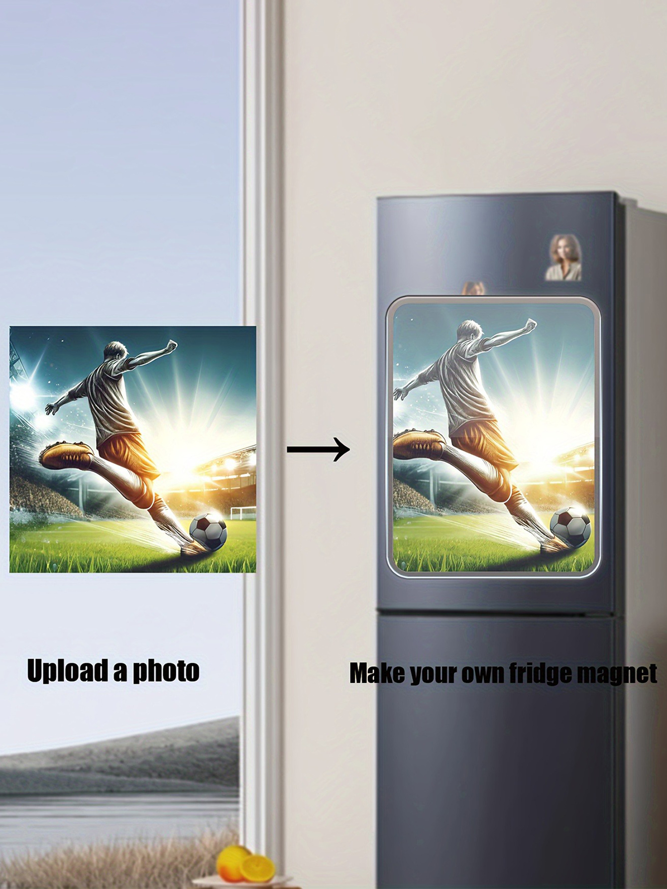 Custom Acrylic Photo Fridge Magnets